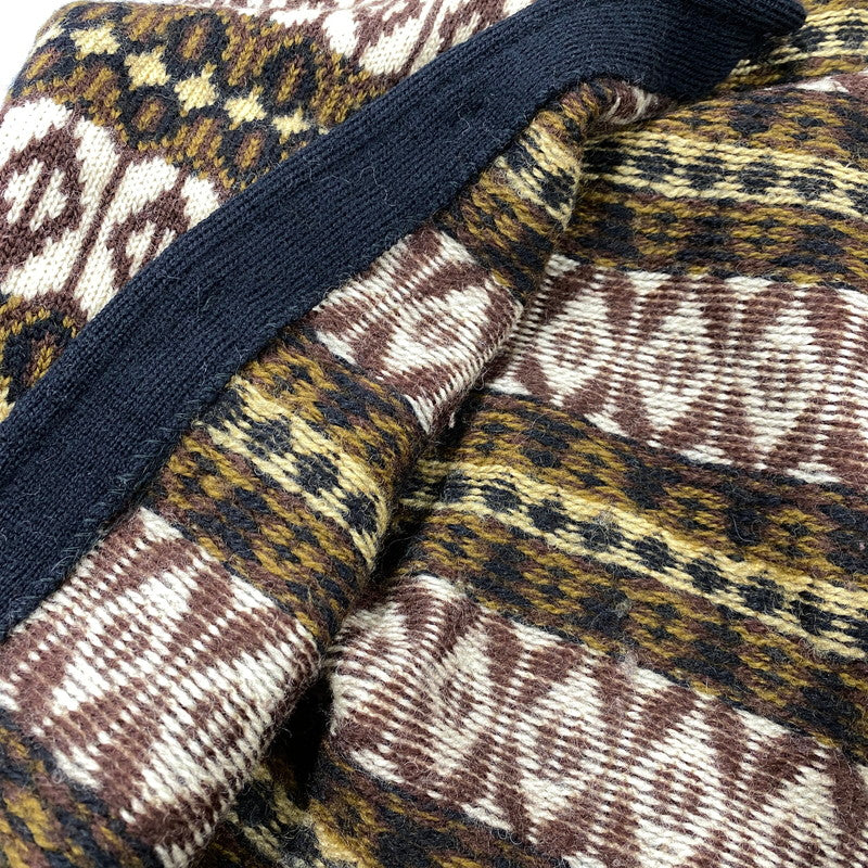 【中古品】【メンズ】 NORVYK BY REN-DALE ノルヴィーク バイ レンデール 60-70S TYROLEAN KNIT CARDIGAN チロリアン ニット カーディガン トップス 長袖 146-260919-ya-11-izu サイズ：下記参照 カラー：ブラウン系 万代Net店