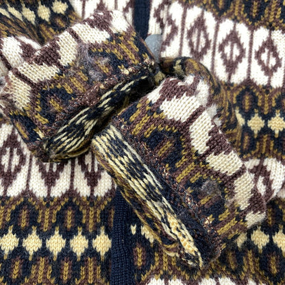【中古品】【メンズ】 NORVYK BY REN-DALE ノルヴィーク バイ レンデール 60-70S TYROLEAN KNIT CARDIGAN チロリアン ニット カーディガン トップス 長袖 146-260919-ya-11-izu サイズ：下記参照 カラー：ブラウン系 万代Net店