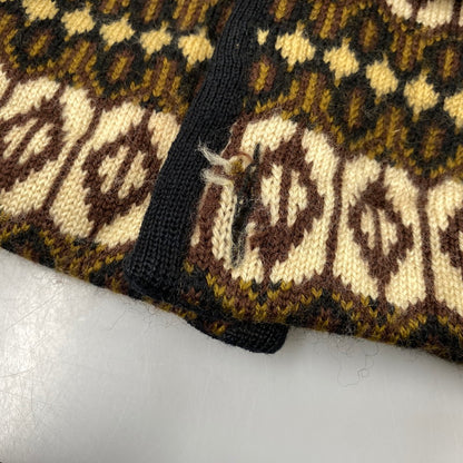 【中古品】【メンズ】 NORVYK BY REN-DALE ノルヴィーク バイ レンデール 60-70S TYROLEAN KNIT CARDIGAN チロリアン ニット カーディガン トップス 長袖 146-260919-ya-11-izu サイズ：下記参照 カラー：ブラウン系 万代Net店