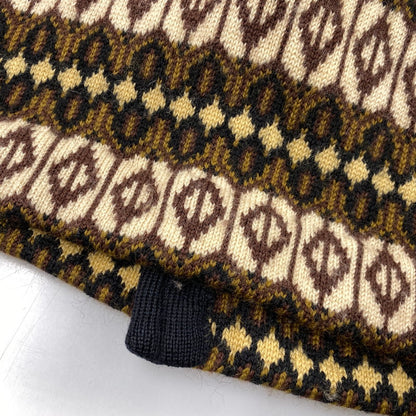 【中古品】【メンズ】 NORVYK BY REN-DALE ノルヴィーク バイ レンデール 60-70S TYROLEAN KNIT CARDIGAN チロリアン ニット カーディガン トップス 長袖 146-260919-ya-11-izu サイズ：下記参照 カラー：ブラウン系 万代Net店
