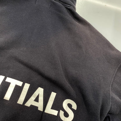 【現状渡し品】【メンズ】 ESSENTIALS エッセンシャルズ BACK PRINT HOODED SWEATSHIRT バックプリント フーデッドスウェット パーカー 142-260919-as-04-izu サイズ：M カラー：ネイビー系 万代Net店