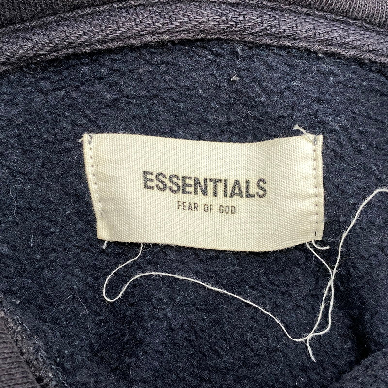 【現状渡し品】【メンズ】 ESSENTIALS エッセンシャルズ BACK PRINT HOODED SWEATSHIRT バックプリント フーデッドスウェット パーカー 142-260919-as-04-izu サイズ：M カラー：ネイビー系 万代Net店