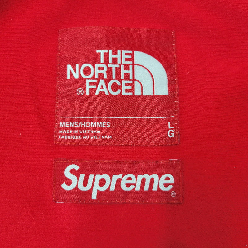 【中古品】【メンズ】 Supreme シュプリーム × THE NORTH FACE ザ・ノースフェイス STUDDED MOUNTAIN LIGHT JACKET NP12103I スタッズ柄 マウンテンライトジャケット 149-260909-as-01-izu サイズ：L カラー：レッド系 万代Net店