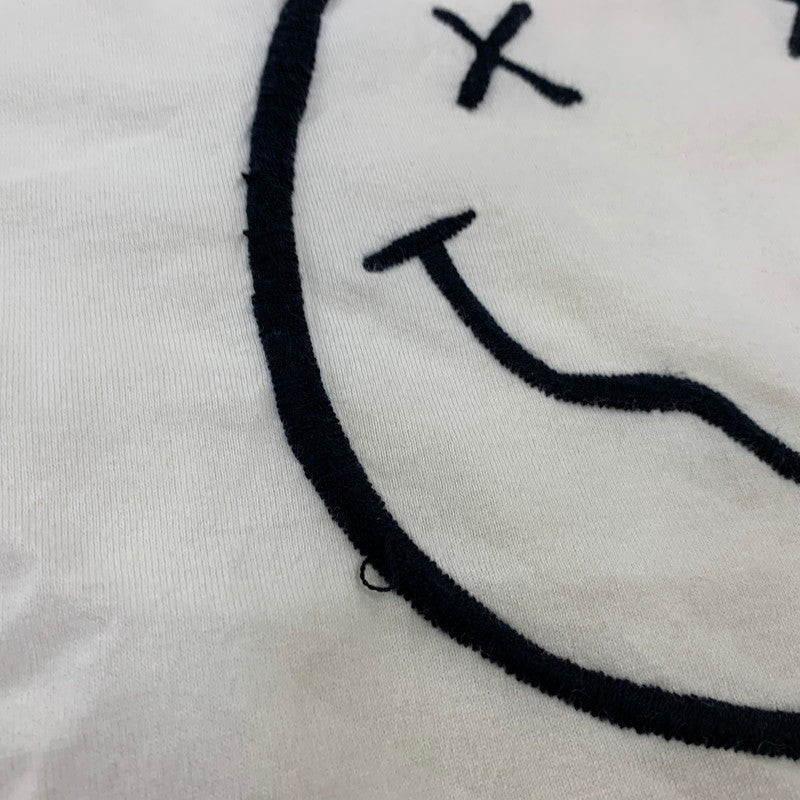【中古品】【メンズ】 BLURHMS ROOTSTOCK × ADAM ET ROPE ブラームスルーツストック アダムエロぺ 別注 NIRVANA SS TEE ニルヴァーナ ショートスリーブ Tシャツ トップス 半袖 140-260909-cs-07-izu サイズ：2 カラー：アイボリー 万代Net店