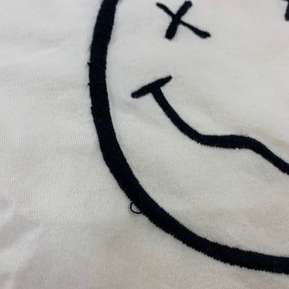 【中古品】【メンズ】 BLURHMS ROOTSTOCK × ADAM ET ROPE ブラームスルーツストック アダムエロぺ 別注 NIRVANA SS TEE ニルヴァーナ ショートスリーブ Tシャツ トップス 半袖 140-260909-cs-07-izu サイズ：2 カラー：アイボリー 万代Net店