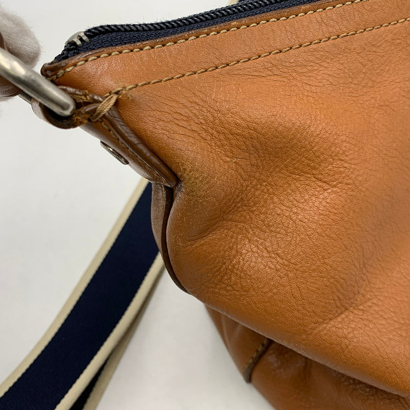 【中古品】【メンズ/レディース】 COACH コーチ F70559 HERITAGE LEATHER SHOULDER BAG ヘリテイジレザー ショルダーバッグ 鞄 カバン 188-260919-ya-06-izu カラー：ブラウン 万代Net店