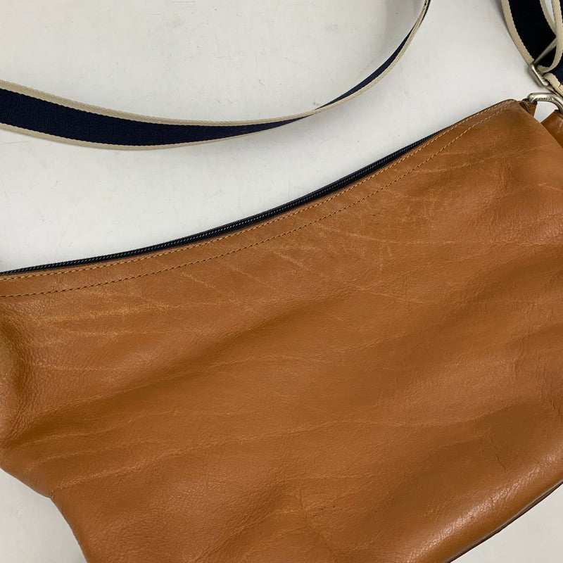 【中古品】【メンズ/レディース】 COACH コーチ F70559 HERITAGE LEATHER SHOULDER BAG ヘリテイジレザー ショルダーバッグ 鞄 カバン 188-260919-ya-06-izu カラー：ブラウン 万代Net店