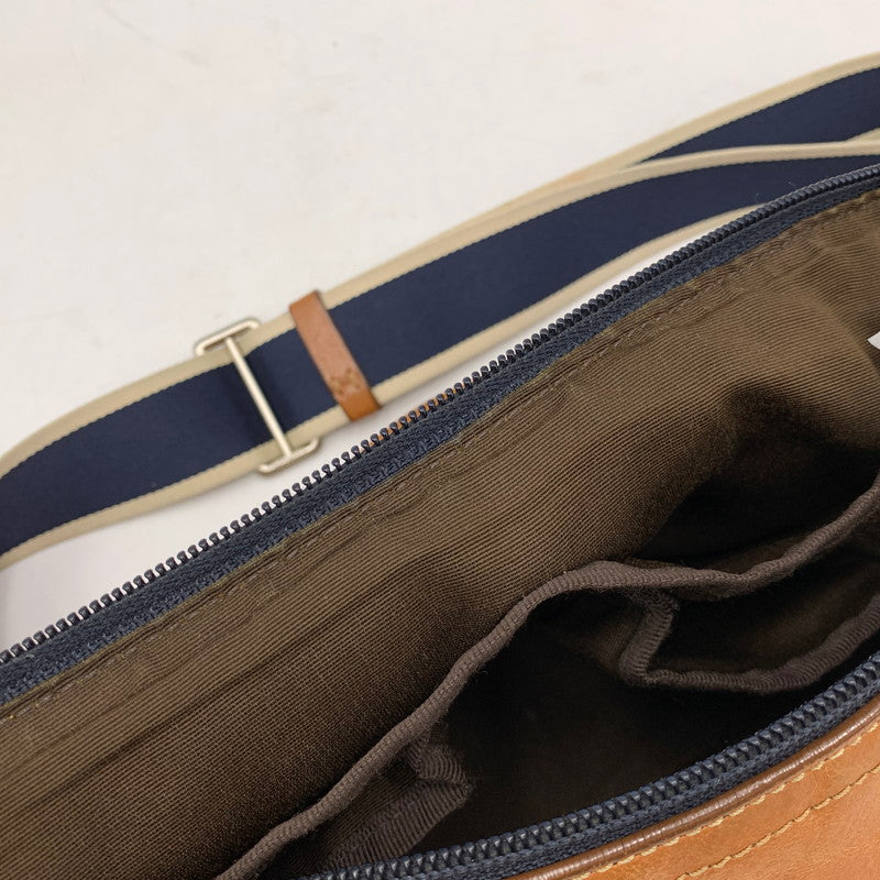 【中古品】【メンズ/レディース】 COACH コーチ F70559 HERITAGE LEATHER SHOULDER BAG ヘリテイジレザー ショルダーバッグ 鞄 カバン 188-260919-ya-06-izu カラー：ブラウン 万代Net店