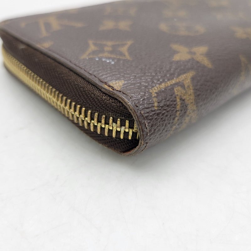 【現状渡し品】【メンズ/レディース】 LOUIS VUITTON ルイ・ヴィトン M60017 モノグラム ジッピーウォレット 長財布 179-260909-as-32-izu カラー：ブラウン 万代Net店