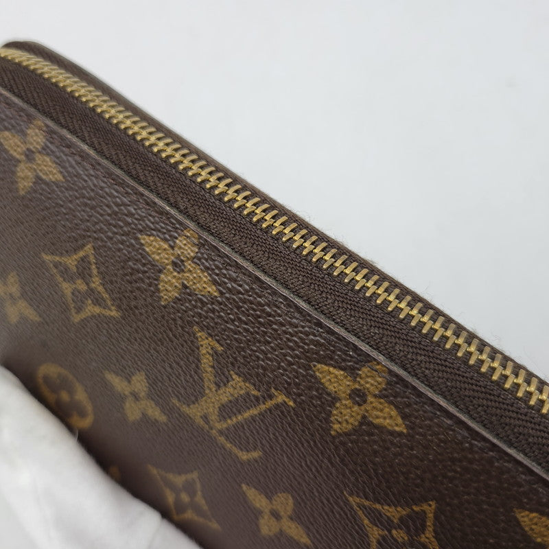 【現状渡し品】【メンズ/レディース】 LOUIS VUITTON ルイ・ヴィトン M60017 モノグラム ジッピーウォレット 長財布 179-260909-as-32-izu カラー：ブラウン 万代Net店