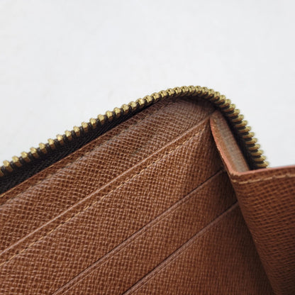 【現状渡し品】【メンズ/レディース】 LOUIS VUITTON ルイ・ヴィトン M60017 モノグラム ジッピーウォレット 長財布 179-260909-as-32-izu カラー：ブラウン 万代Net店