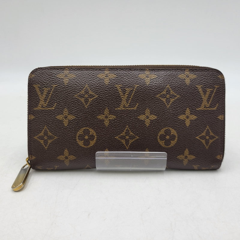 【現状渡し品】【メンズ/レディース】 LOUIS VUITTON ルイ・ヴィトン M60017 モノグラム ジッピーウォレット 長財布 179-260909-as-32-izu カラー：ブラウン 万代Net店