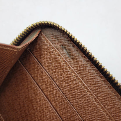 【現状渡し品】【メンズ/レディース】 LOUIS VUITTON ルイ・ヴィトン M60017 モノグラム ジッピーウォレット 長財布 179-260909-as-32-izu カラー：ブラウン 万代Net店