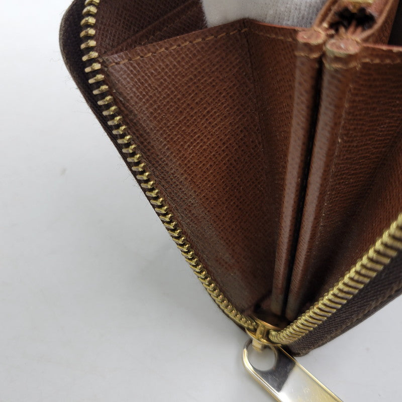 【現状渡し品】【メンズ/レディース】 LOUIS VUITTON ルイ・ヴィトン M60017 モノグラム ジッピーウォレット 長財布 179-260909-as-32-izu カラー：ブラウン 万代Net店