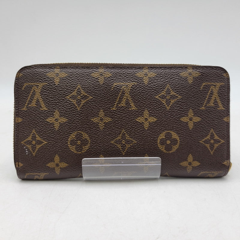 【現状渡し品】【メンズ/レディース】 LOUIS VUITTON ルイ・ヴィトン M60017 モノグラム ジッピーウォレット 長財布 179-260909-as-32-izu カラー：ブラウン 万代Net店