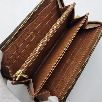 【現状渡し品】【メンズ/レディース】 LOUIS VUITTON ルイ・ヴィトン M60017 モノグラム ジッピーウォレット 長財布 179-260909-as-32-izu カラー：ブラウン 万代Net店