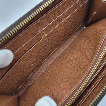 【現状渡し品】【メンズ/レディース】 LOUIS VUITTON ルイ・ヴィトン M60017 モノグラム ジッピーウォレット 長財布 179-260909-as-32-izu カラー：ブラウン 万代Net店