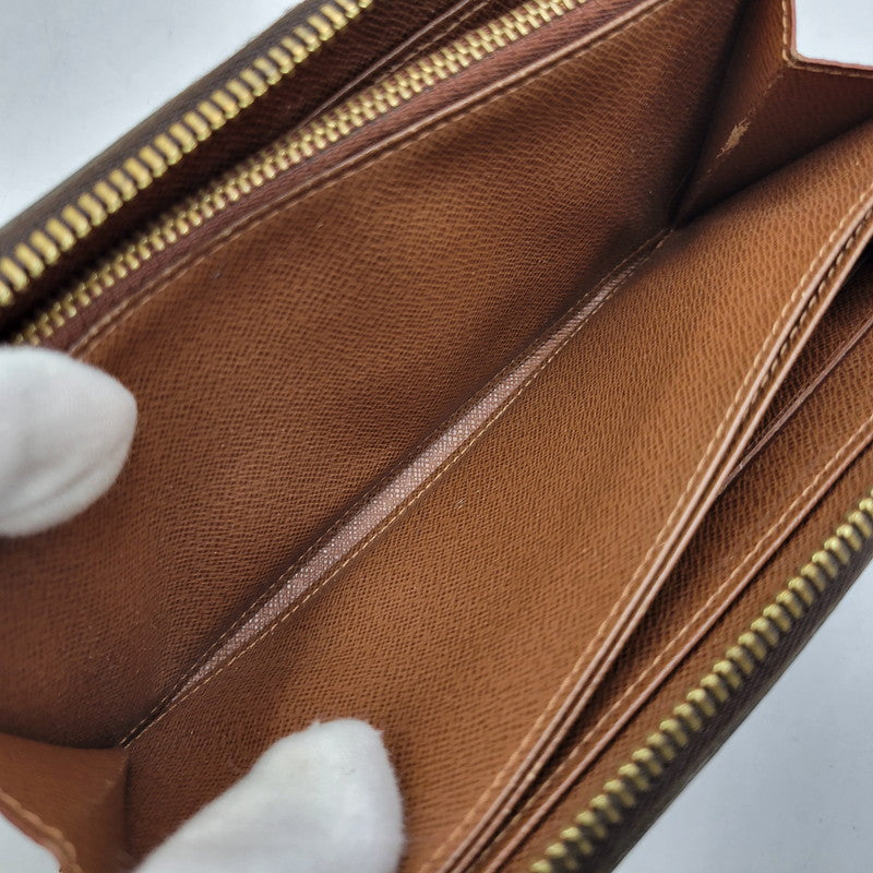 【現状渡し品】【メンズ/レディース】 LOUIS VUITTON ルイ・ヴィトン M60017 モノグラム ジッピーウォレット 長財布 179-260909-as-32-izu カラー：ブラウン 万代Net店