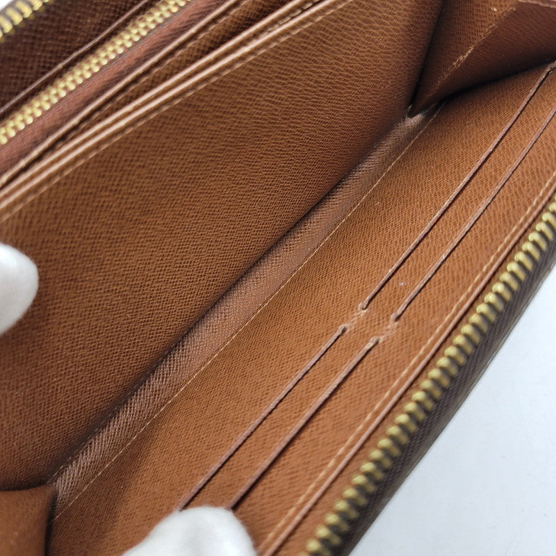 【現状渡し品】【メンズ/レディース】 LOUIS VUITTON ルイ・ヴィトン M60017 モノグラム ジッピーウォレット 長財布 179-260909-as-32-izu カラー：ブラウン 万代Net店