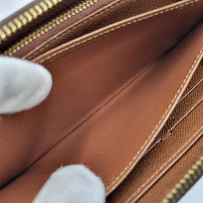 【現状渡し品】【メンズ/レディース】 LOUIS VUITTON ルイ・ヴィトン M60017 モノグラム ジッピーウォレット 長財布 179-260909-as-32-izu カラー：ブラウン 万代Net店