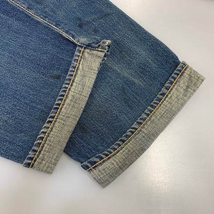 【中古品】【メンズ】 UNDERCOVERISM アンダーカバーイズム H4513-1 ミラー期 11AW LEATHER DOCKING DENIM PANTS レザー ドッキング デニム パンツ ボトムス ズボン 151-260909-cs-02-izu サイズ：3 カラー：インディゴ×ブラック 万代Net店