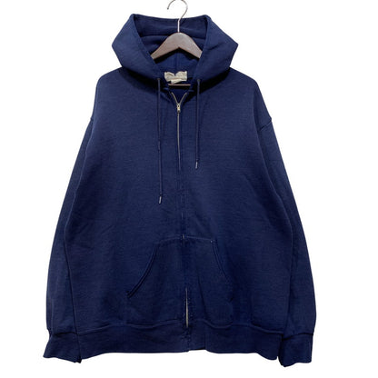 【現状渡し品】【メンズ】 USED ZIP UP HOODED SWEATSHIRT ジップアップ フーデッド スウェットシャツ パーカー 146-260921-as-37-izu サイズ：XL カラー：ネイビー 万代Net店