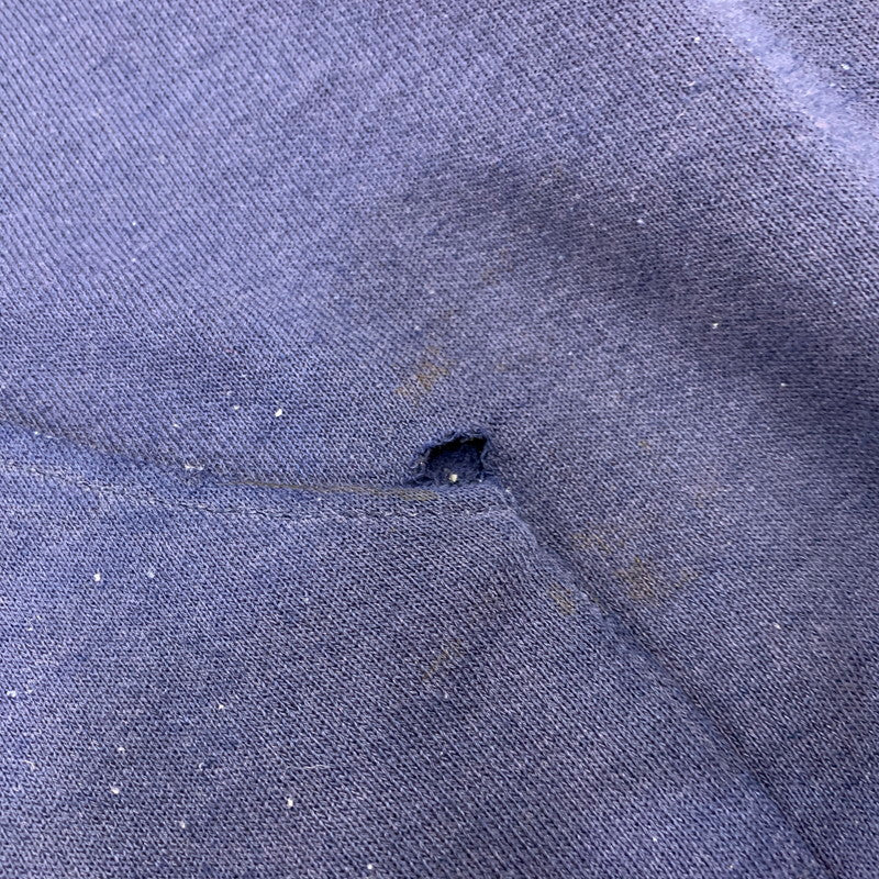 【現状渡し品】【メンズ】 USED ZIP UP HOODED SWEATSHIRT ジップアップ フーデッド スウェットシャツ パーカー 146-260921-as-37-izu サイズ：XL カラー：ネイビー 万代Net店