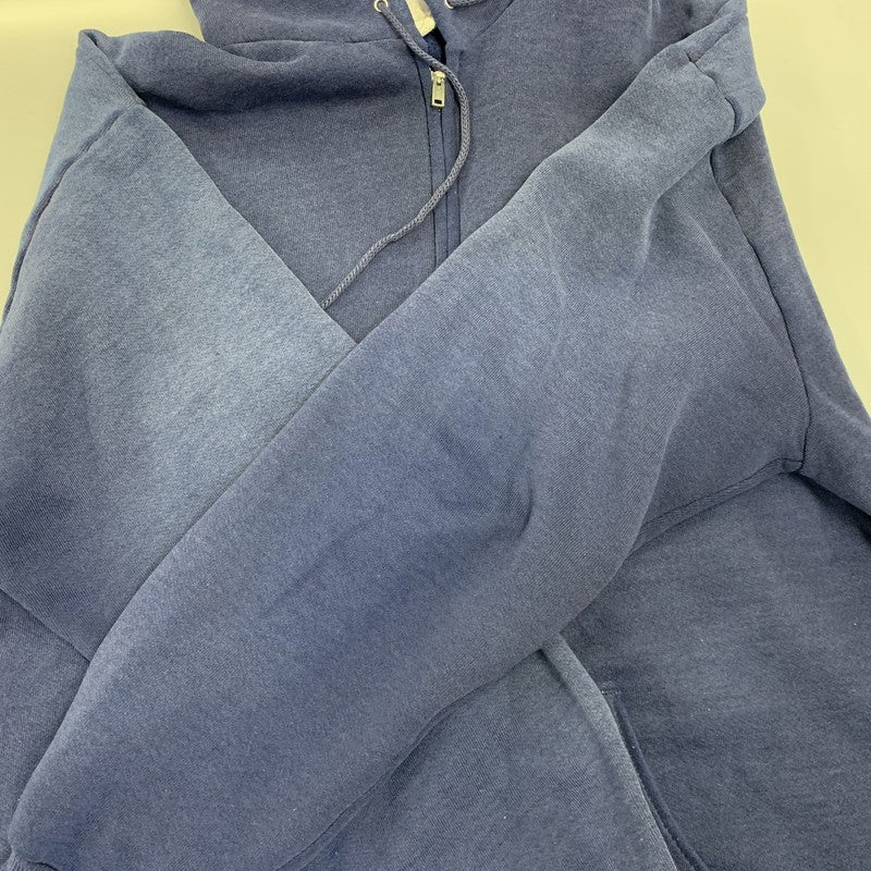 【現状渡し品】【メンズ】 USED ZIP UP HOODED SWEATSHIRT ジップアップ フーデッド スウェットシャツ パーカー 146-260921-as-37-izu サイズ：XL カラー：ネイビー 万代Net店
