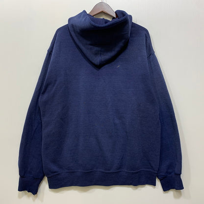 【現状渡し品】【メンズ】 USED ZIP UP HOODED SWEATSHIRT ジップアップ フーデッド スウェットシャツ パーカー 146-260921-as-37-izu サイズ：XL カラー：ネイビー 万代Net店