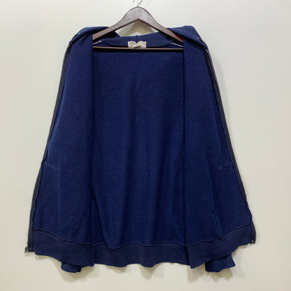【現状渡し品】【メンズ】 USED ZIP UP HOODED SWEATSHIRT ジップアップ フーデッド スウェットシャツ パーカー 146-260921-as-37-izu サイズ：XL カラー：ネイビー 万代Net店