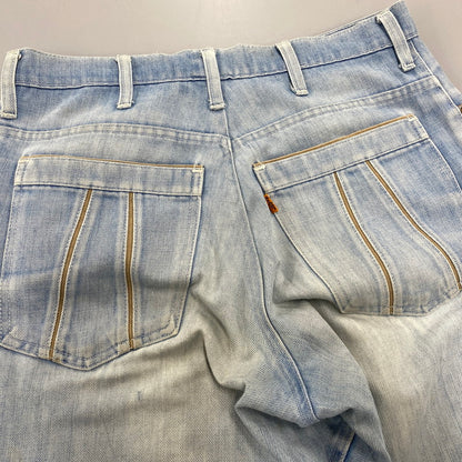 【中古品】【メンズ】 Levi's リーバイス FLARE DENIM PANTS フレアデニムパンツ ジーンズ J09刻印 157-260919-as-02-izu カラー：ライトインディゴ 万代Net店