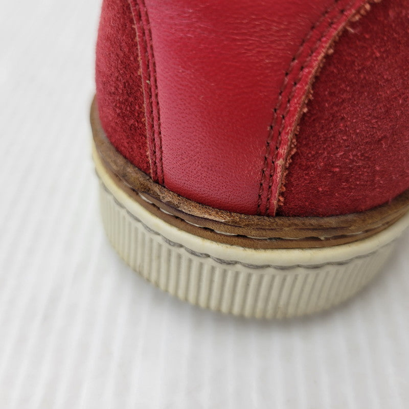 【中古品】【メンズ】 MAISON MARGIELA メゾン マルジェラ LEATHER SLIP-ON レザー スリッポン シューズ 靴 183-260909-as-30-izu サイズ：42 カラー：レッド 万代Net店