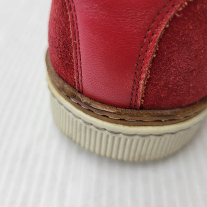 【中古品】【メンズ】 MAISON MARGIELA メゾン マルジェラ LEATHER SLIP-ON レザー スリッポン シューズ 靴 183-260909-as-30-izu サイズ：42 カラー：レッド 万代Net店