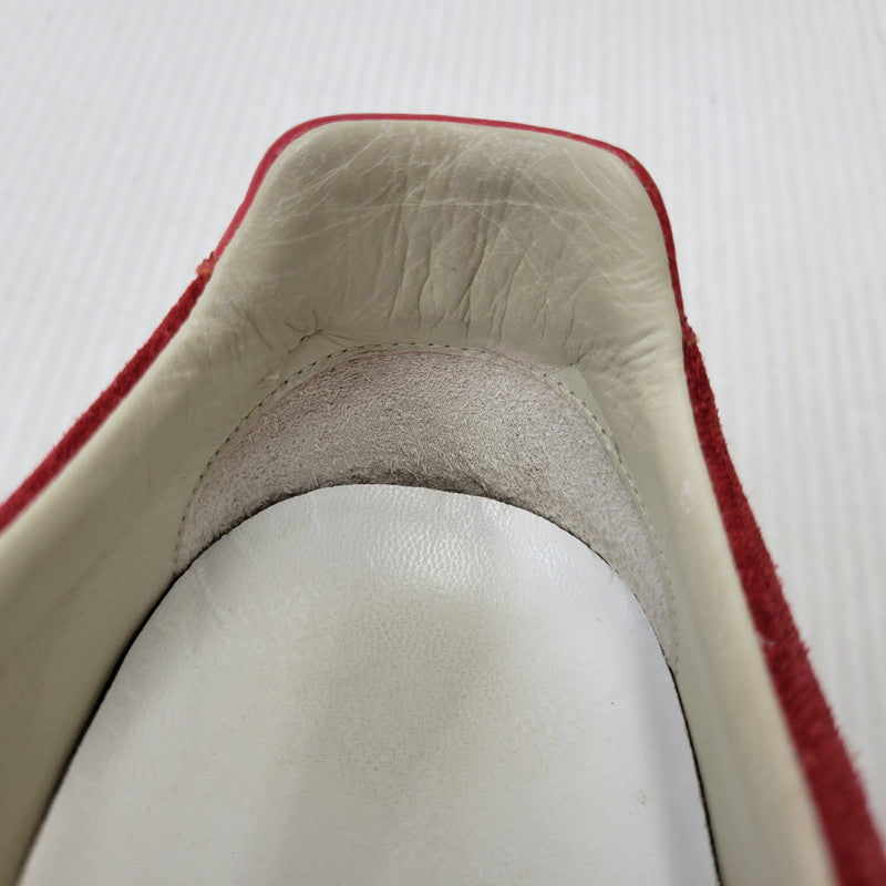 【中古品】【メンズ】 MAISON MARGIELA メゾン マルジェラ LEATHER SLIP-ON レザー スリッポン シューズ 靴 183-260909-as-30-izu サイズ：42 カラー：レッド 万代Net店
