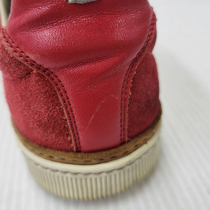 【中古品】【メンズ】 MAISON MARGIELA メゾン マルジェラ LEATHER SLIP-ON レザー スリッポン シューズ 靴 183-260909-as-30-izu サイズ：42 カラー：レッド 万代Net店