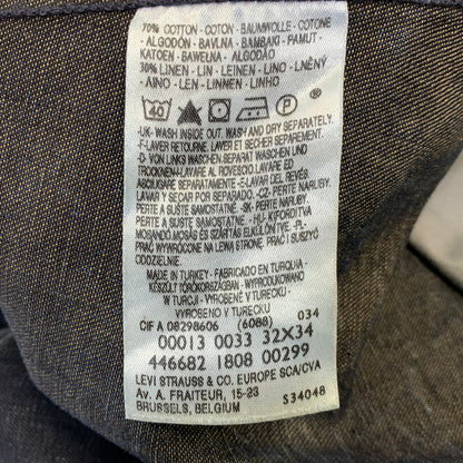 【中古品】【メンズ】 LEVI'S リーバイス ENGINEERED JEANS エンジニアド ジーンズ パンツ ボトムス ズボン 157-260909-cs-04-izu サイズ：32×34 カラー：ネイビー 万代Net店