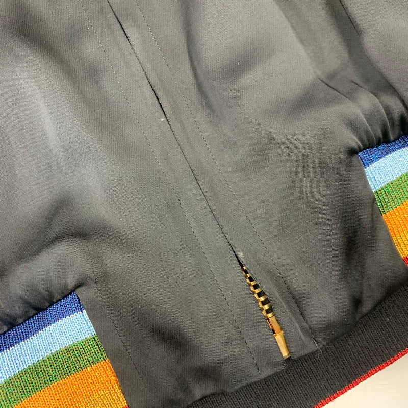 【中古品】【メンズ】 PALM ANGELS パームエンジェルス SMILE RAYON JACKET スマイル レーヨン ジャケット アウター 142-260909-cs-08-izu サイズ：46 カラー：ブラック 万代Net店