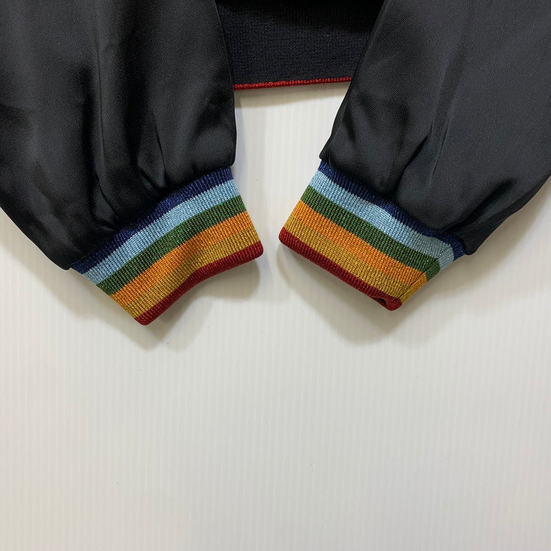 【中古品】【メンズ】 PALM ANGELS パームエンジェルス SMILE RAYON JACKET スマイル レーヨン ジャケット アウター 142-260909-cs-08-izu サイズ：46 カラー：ブラック 万代Net店