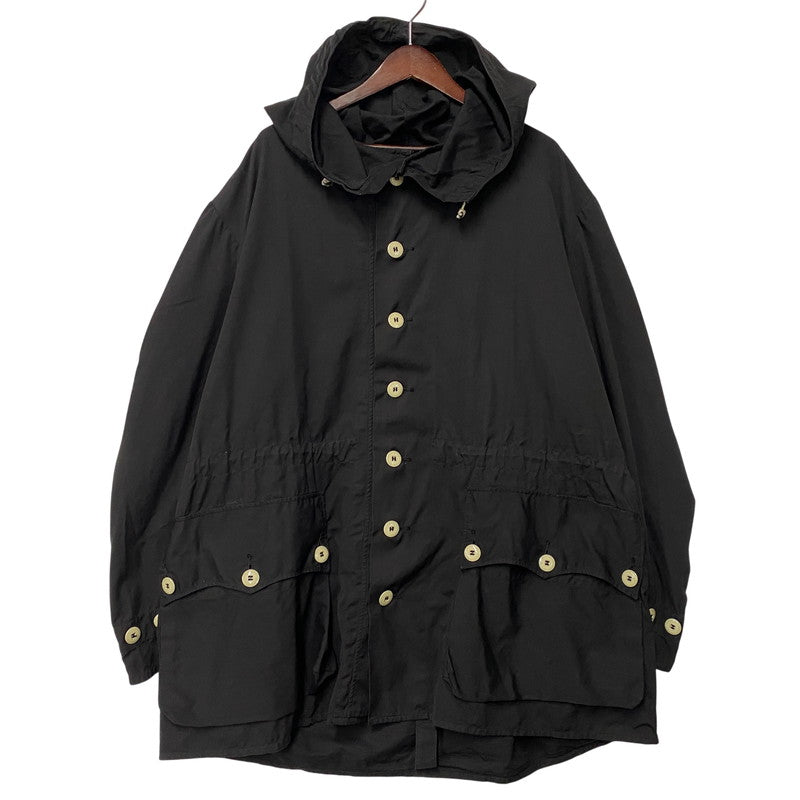【中古品】【メンズ】 SWEDISH MILITARY スウェーデン軍 M-62 SNOW CAMO PARKA スノー カモ パーカ ジャケット 146-260919-as-07-izu サイズ：C46 カラー：ブラック 万代Net店
