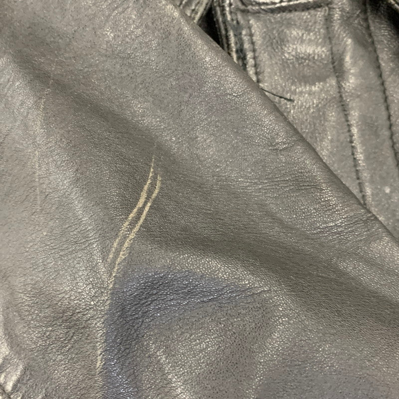 【中古品】【メンズ】 FRENCH MILITARY フレンチ ミリタリー FIREMAN LEATHER COAT ファイヤーマン レザー コート アウター 146-260909-cs-12-izu サイズ：不明 カラー：ブラック 万代Net店