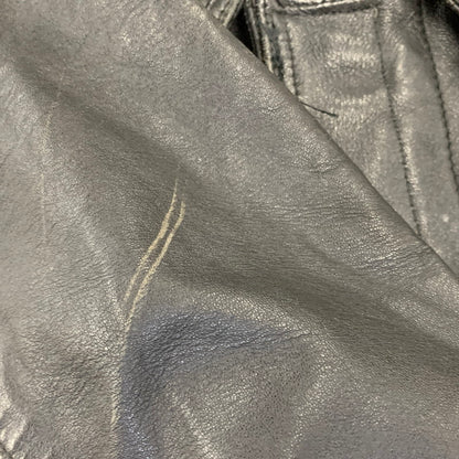 【中古品】【メンズ】 FRENCH MILITARY フレンチ ミリタリー FIREMAN LEATHER COAT ファイヤーマン レザー コート アウター 146-260909-cs-12-izu サイズ：不明 カラー：ブラック 万代Net店