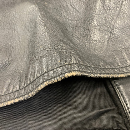 【中古品】【メンズ】 FRENCH MILITARY フレンチ ミリタリー FIREMAN LEATHER COAT ファイヤーマン レザー コート アウター 146-260909-cs-12-izu サイズ：不明 カラー：ブラック 万代Net店