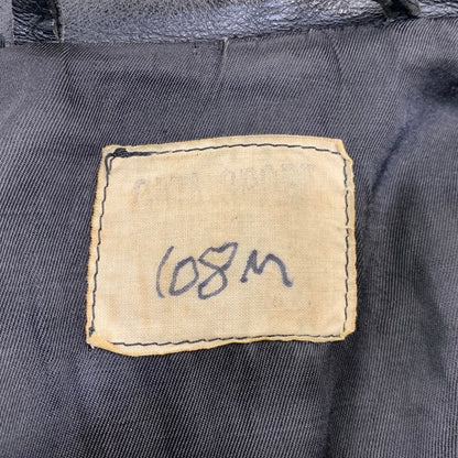 【中古品】【メンズ】 FRENCH MILITARY フレンチ ミリタリー FIREMAN LEATHER COAT ファイヤーマン レザー コート アウター 146-260909-cs-12-izu サイズ：不明 カラー：ブラック 万代Net店