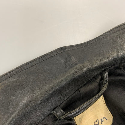 【中古品】【メンズ】 FRENCH MILITARY フレンチ ミリタリー FIREMAN LEATHER COAT ファイヤーマン レザー コート アウター 146-260909-cs-12-izu サイズ：不明 カラー：ブラック 万代Net店