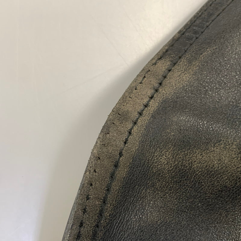 【中古品】【メンズ】 FRENCH MILITARY フレンチ ミリタリー FIREMAN LEATHER COAT ファイヤーマン レザー コート アウター 146-260909-cs-12-izu サイズ：不明 カラー：ブラック 万代Net店
