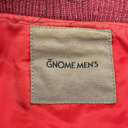 【現状渡し品】【メンズ】 GNOME MEN'S グノーム 03 LEATHER STADIUM JACKET 545-5176 レザースタジアムジャケット スタジャン 146-260919-as-09-izu サイズ：F カラー：レッド系 万代Net店
