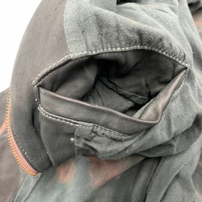 【現状渡し品】【メンズ】 ADAM ET ROPE アダム エ ロペ LEATHER MA-1 JACKET GMJ-001-3701-B レザー ジャケット 140-260919-as-08-izu サイズ：42 カラー：グリーン系 万代Net店