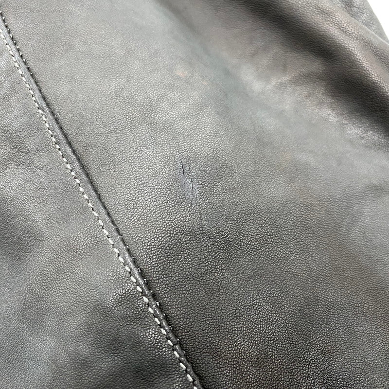 【現状渡し品】【メンズ】 ADAM ET ROPE アダム エ ロペ LEATHER MA-1 JACKET GMJ-001-3701-B レザー ジャケット 140-260919-as-08-izu サイズ：42 カラー：グリーン系 万代Net店