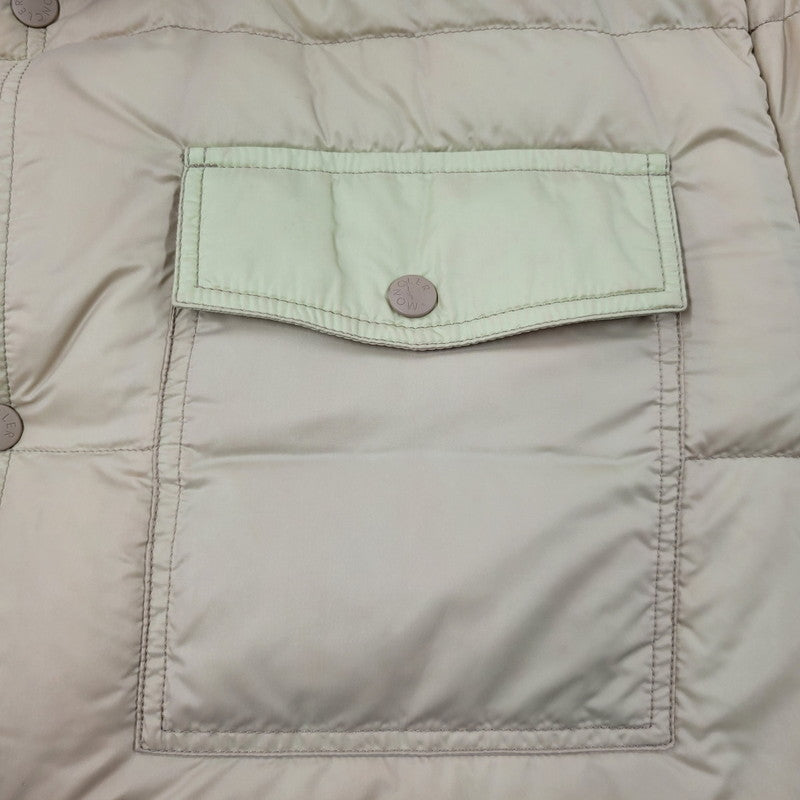 【現状渡し品】【メンズ】 MONCLER モンクレール KARAKORUM HOODED DOWN JACKET 220-091-41324-50 カラコルム フーデッド ダウンジャケット 141-260912-as-20-izu サイズ：3 カラー：ベージュ系 万代Net店