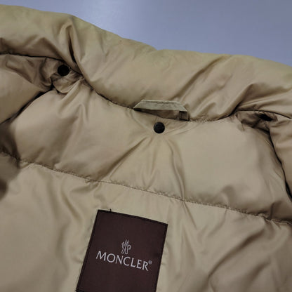 【現状渡し品】【メンズ】 MONCLER モンクレール KARAKORUM HOODED DOWN JACKET 220-091-41324-50 カラコルム フーデッド ダウンジャケット 141-260912-as-20-izu サイズ：3 カラー：ベージュ系 万代Net店